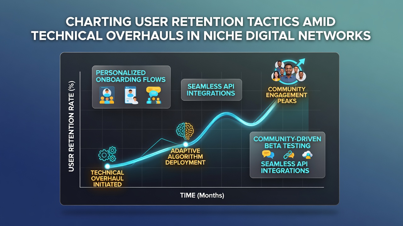 Charting User Retention Tactics Amid Technical Overhauls in Niche Digital Networks